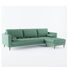 Load image into Gallery viewer, Palo Sofa T | L-Shaped Sectional with Chaise (8.25 feet length) | Tufted