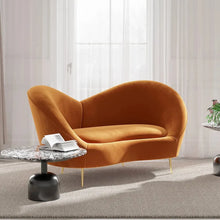 Load image into Gallery viewer, Hana Luxury Modern Velvet Upholstered Curved Sofa