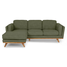 Load image into Gallery viewer, Lumo Sofa | L Shaped Sectional | Polyfill Cushions (7.5 feet)