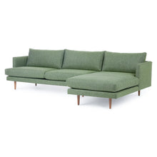 Load image into Gallery viewer, Anne Sofa | L Shaped Sectional | Down-feather Back Cushion (9.3 feet) XL | Removable Fabric