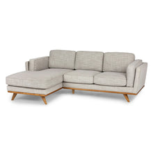 Load image into Gallery viewer, Lumo Sofa | L Shaped Sectional | Down-feather Back Cushions (7.5 feet)