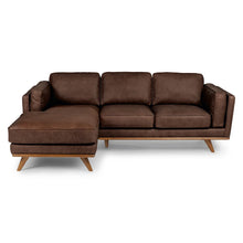 Load image into Gallery viewer, Lumo Sofa | L Shaped Right Sectional (7.5 feet) Genuine Leather