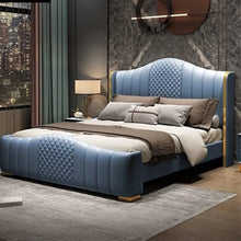 Load image into Gallery viewer, Marvel Upholstered Bed Without Storage In Suede