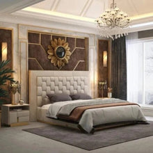 Load image into Gallery viewer, Turkey Upholstered Luxury Bed With Hydraulic In Suede