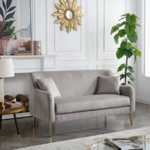 Load image into Gallery viewer, Tesla Straight Line Sofa Set in Grey