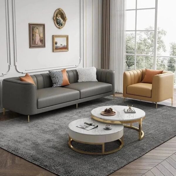 Dublin Dreams Luxury Sofa Set In Leatherette