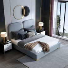 Load image into Gallery viewer, Jazzy Upholstered Luxury Bed Without Storage In Suede