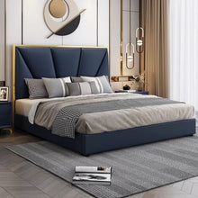 Load image into Gallery viewer, Egypt Luxury Upholstered Bed Without Storage In Leatherette