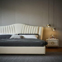 Load image into Gallery viewer, Areia Upholstered Bed Without Storage In Suede