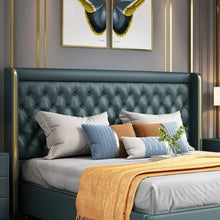 Load image into Gallery viewer, Fallstich Upholstered Luxury Bed Without Storage In Leatherette