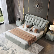 Load image into Gallery viewer, Master Luxury Upholstered Bed Without Storage In Fabric