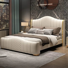 Load image into Gallery viewer, Marvel Upholstered Bed Without Storage In Suede