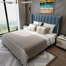 Load image into Gallery viewer, Matrix Upholstered Bed Without storage In Leatherette