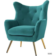 Load image into Gallery viewer, Becky Suede Accent Chair