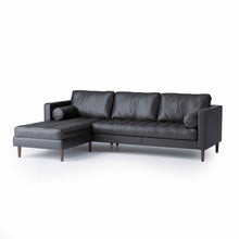 Load image into Gallery viewer, Palo Sofa | L-Shaped Sectional with Chaise (8.25 feet) | Italian Leather Sofa
