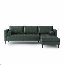 Load image into Gallery viewer, Palo Sofa | L-Shaped Right Sectional with Chaise (8.25 feet) | Italian Leather Sofa