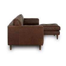 Load image into Gallery viewer, Palo Sofa | L-Shaped Sectional with Chaise (8.25 feet) | Italian Leather Sofa