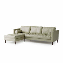 Load image into Gallery viewer, Palo Sofa | L-Shaped Right Sectional with Chaise (8.25 feet) | Italian Leather Sofa