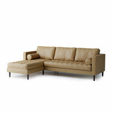 Load image into Gallery viewer, Palo Sofa | L-Shaped Right Sectional with Chaise (8.25 feet) | Italian Leather Sofa