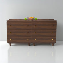 Load image into Gallery viewer, Stava Modular Drawer System | Solid Walnut/Teak/Oak Wood (3x2) | 5.5 Feet Length