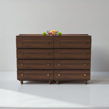 Load image into Gallery viewer, Stava Modular Drawer System | Solid Walnut/Teak/Oak Wood (4x2) | 5.5 Feet Length