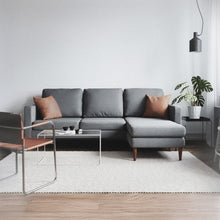 Load image into Gallery viewer, Lore Sofa | L-Shaped Sectional with Chaise (7 feet) - High Back Sofa