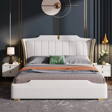 Load image into Gallery viewer, Frosted Luxury Upholstered Bed Without Storage In Leatherette