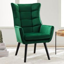 Load image into Gallery viewer, Zoby Wing Chair Premium Suede