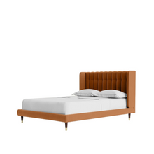 Load image into Gallery viewer, Kochi Upholstered Bed Without Storage In Suede