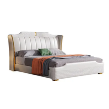 Load image into Gallery viewer, Frosted Luxury Upholstered Bed Without Storage In Leatherette
