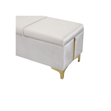 Load image into Gallery viewer, Elegant Upholstered Ottoman With Storage