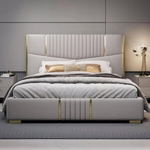 Load image into Gallery viewer, Lush Upholstered Bed Without Storage In Suede