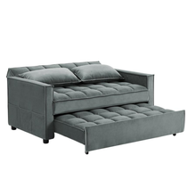 Load image into Gallery viewer, Duilio Sofa Cum Bed in Suede