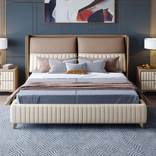 Load image into Gallery viewer, Dallas Slummber Upholstered Bed Without Storage In Suede