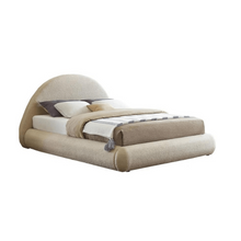 Load image into Gallery viewer, Luna Upholstered Bed Without Storage In Towel Suede Fabric