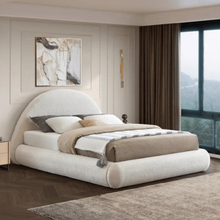 Load image into Gallery viewer, Luna Upholstered Bed Without Storage In Towel Suede Fabric