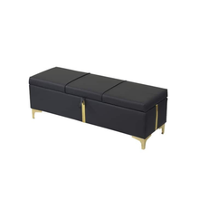 Load image into Gallery viewer, Elegant Upholstered Ottoman With Storage