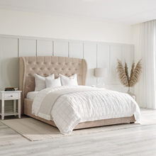 Load image into Gallery viewer, Kobe Upholstered Bed Without Storage In Suede