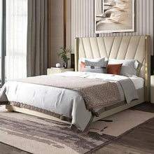 Load image into Gallery viewer, Albris Upholstered Bed Without Storage In Suede