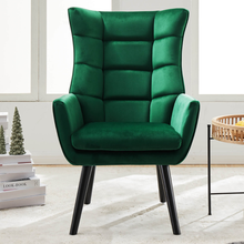 Load image into Gallery viewer, Zoby Wing Chair Premium Suede