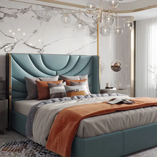 Load image into Gallery viewer, Italian Design Upholstered Bed Without Storage In Suede