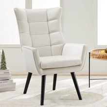 Load image into Gallery viewer, Zoby Wing Chair Premium Suede