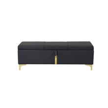 Load image into Gallery viewer, Elegant Upholstered Ottoman With Storage