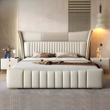 Load image into Gallery viewer, Samsun Upholstered Bed Without Storage In Fabric