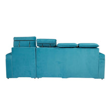 Load image into Gallery viewer, Titanium luxurious Sofa Cum Bed With Lounger