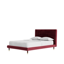 Load image into Gallery viewer, Cosmo Comfort Upholstered Bed Without Storage In Suede