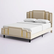 Load image into Gallery viewer, Bahmas Upholstered Bed Without Storage In Suede