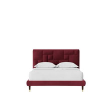 Load image into Gallery viewer, Cosmo Comfort Upholstered Bed Without Storage In Suede