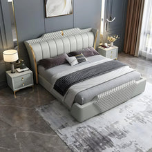 Load image into Gallery viewer, Dubai Luxury Upholstered Bed Without Storage In Fabric