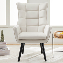 Load image into Gallery viewer, Zoby Wing Chair Premium Suede